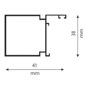 Tubular 1 1/2 x 1 1/2 Adaptador ALN - 1101