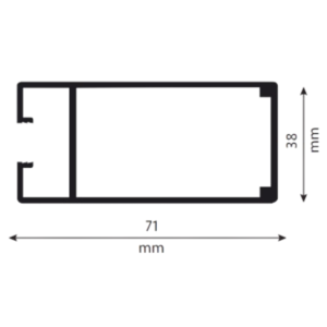 Traslape Curvo 7038 ALN - 1698