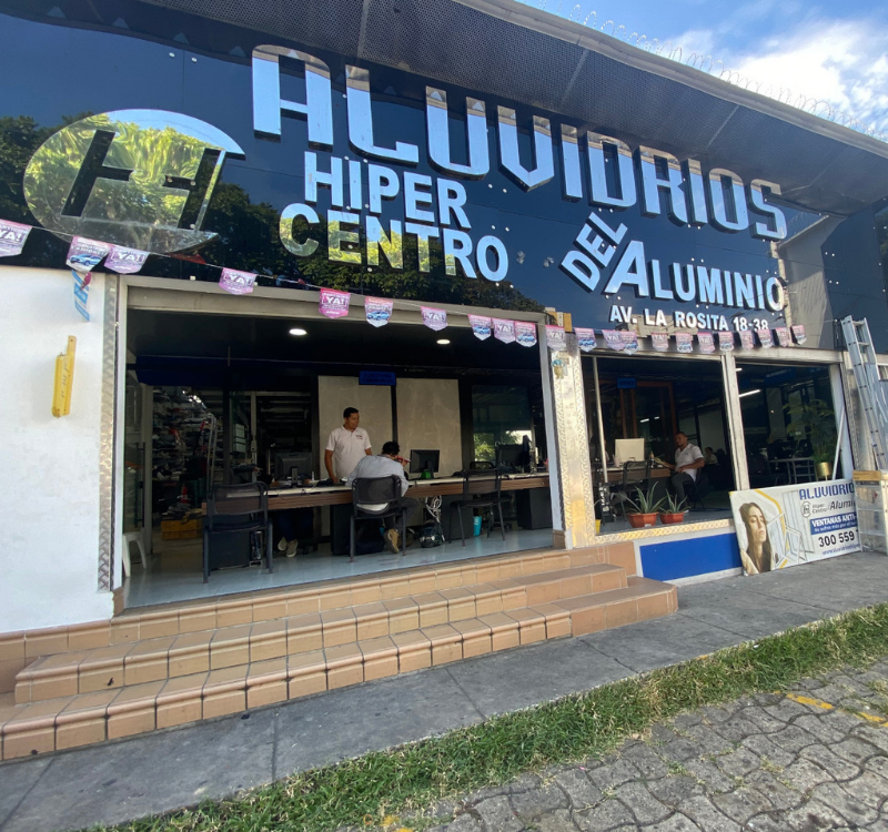 Aluvidrios Hipercentro del Aluminio - Fachada